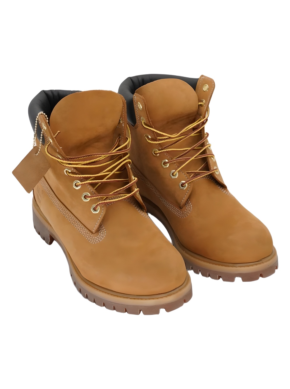 Timberland Premium 6-Inch Waterproof Wheat Nubuck Boots Size 10.5M